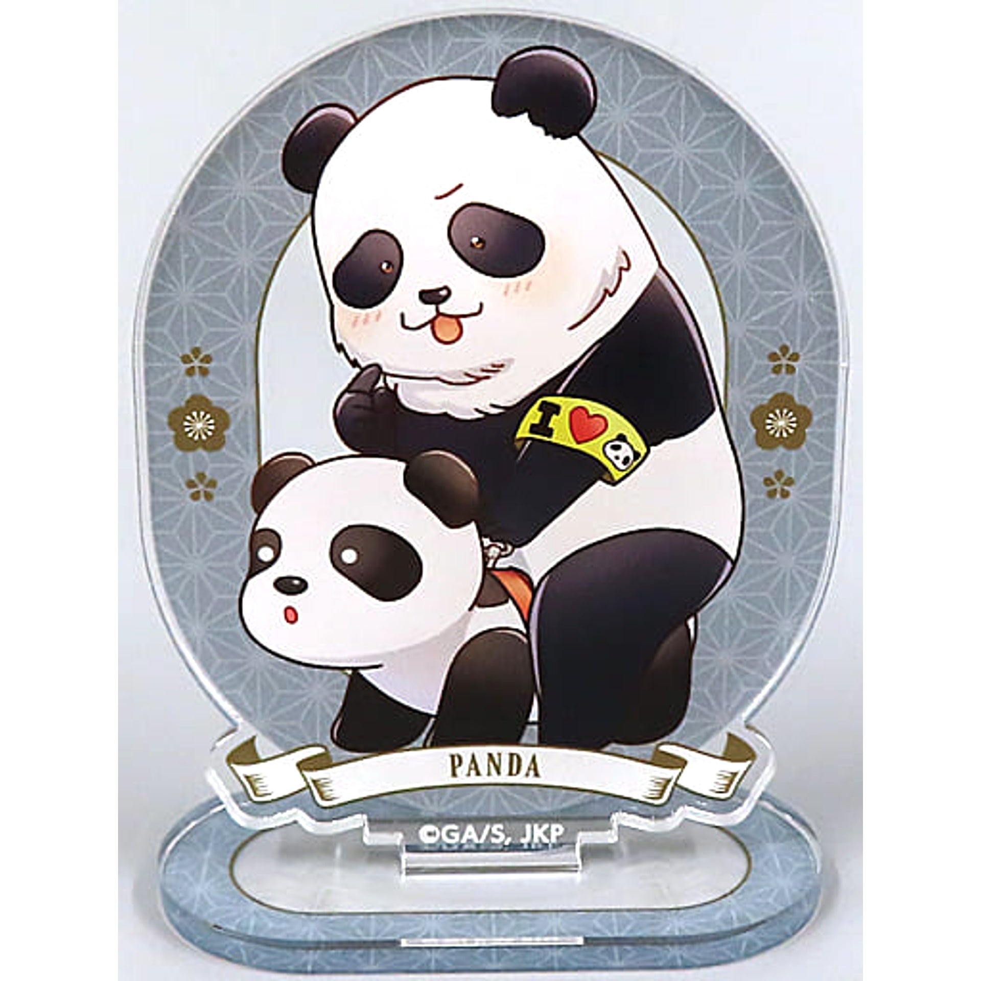 Jujutsu Kaisen x Asakusa Hanayashiki Panda Trading Chibi Character Acrylic Stand Attraction ver. with Frame Acrylic Stands [USED]