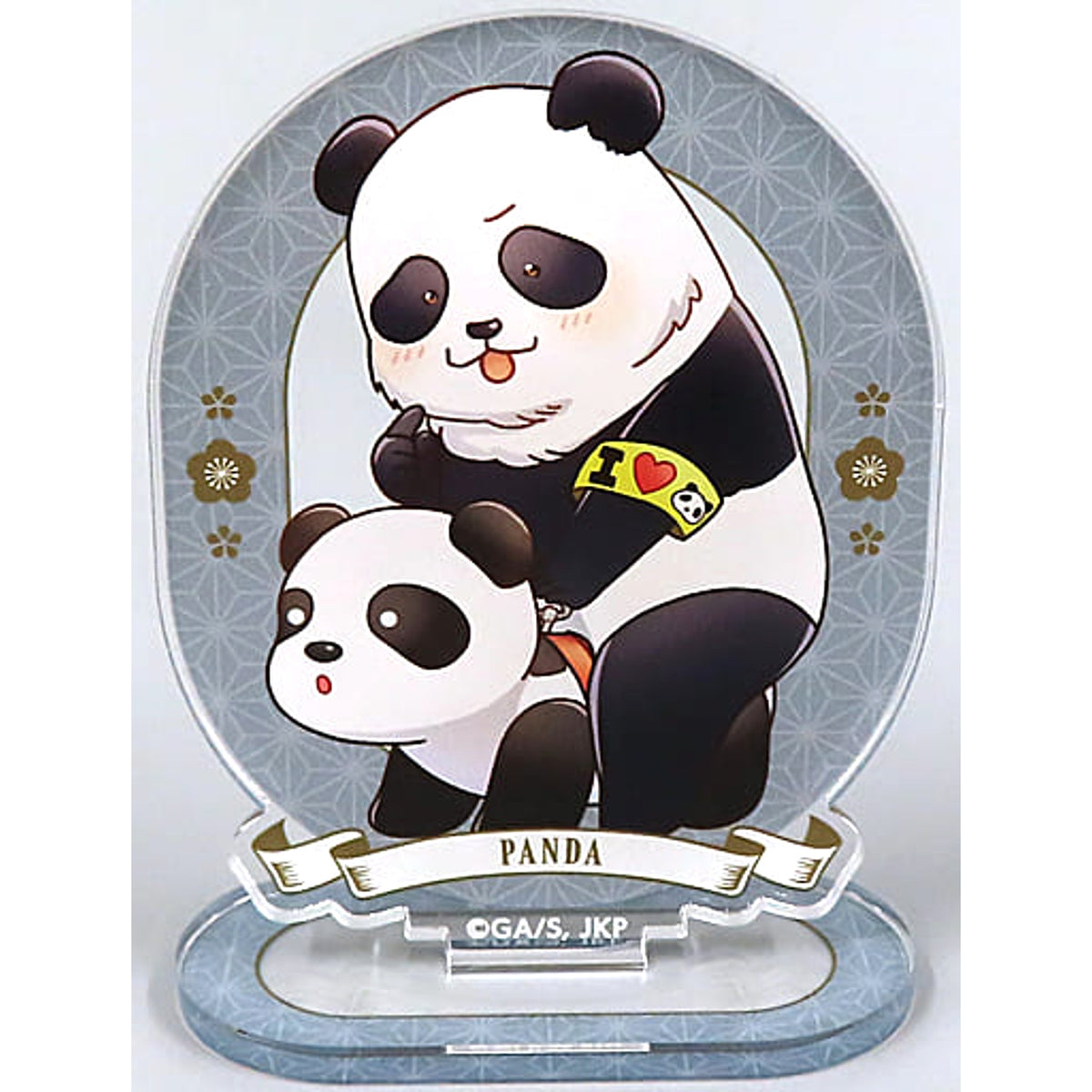 Jujutsu Kaisen x Asakusa Hanayashiki Panda Trading Chibi Character Acrylic Stand Attraction ver. with Frame Acrylic Stands [USED]