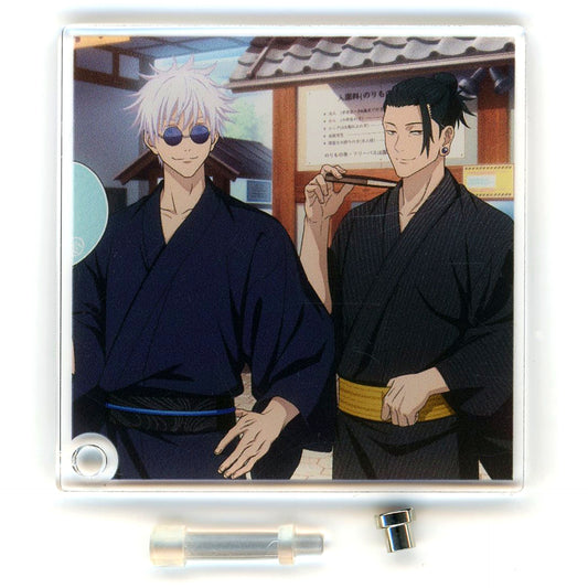 Satoru Gojo & Suguru Geto Yukata Ver. Jujutsu Kaisen x Asakusa Hanayashiki Hidden Inventory Premature Death Trading Acrylic Stand Panel Event Limited Box Purchase Bonus Item [USED]