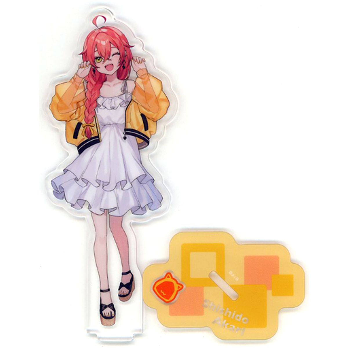 Shishido Akari Acrylic Stand Virtual YouTuber Nijisanji Idios Half Anniversary [USED]