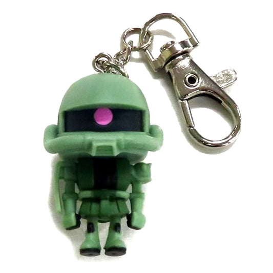 Zaku-pla-kun Mobile Suit Gundam Gunpla-kun Mascot Keychain Gundam Base Limited [USED]