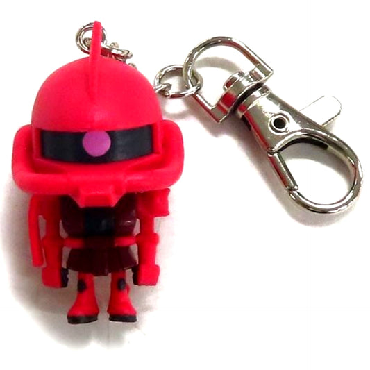 Char Zaku-kun Mobile Suit Gundam Gunpla-kun Mascot Keychain Gundam Base Limited [USED]