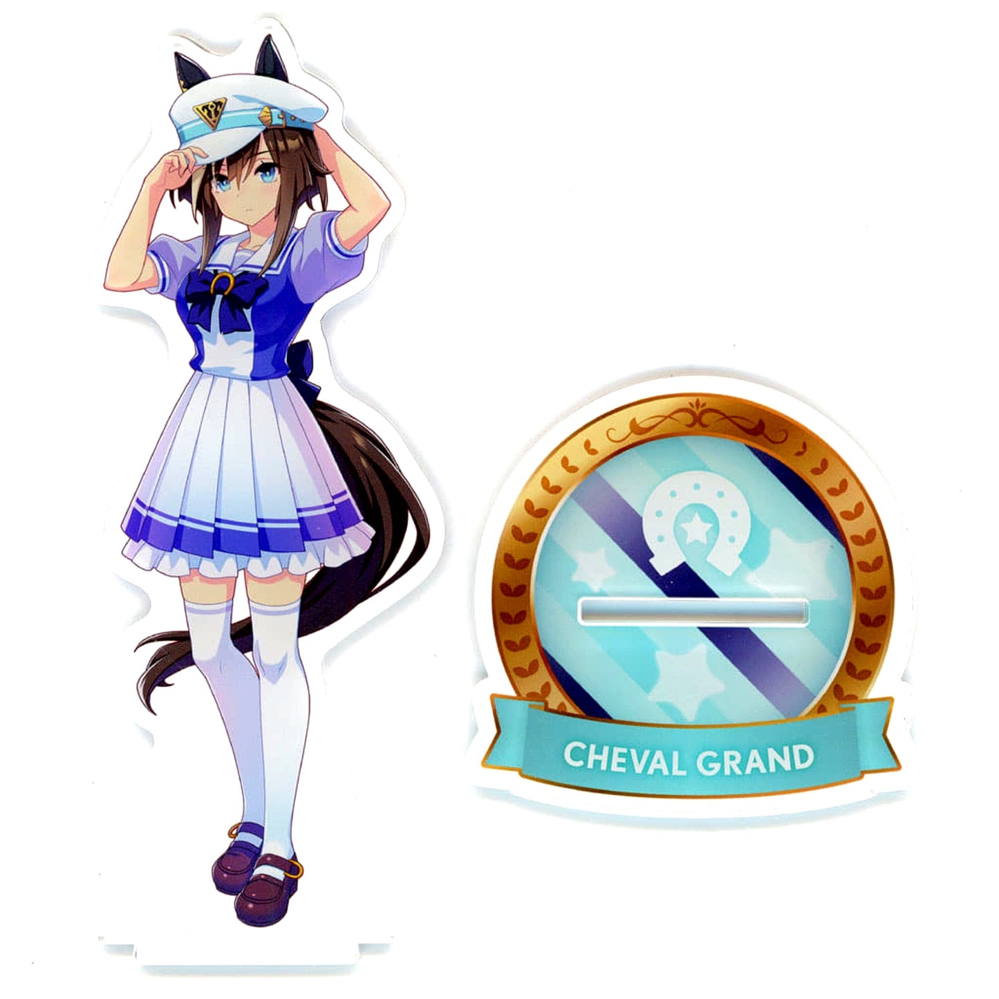 Cheval Grand Uma Musume Pretty Derby Official Acrylic Stand School Uniform Ver [USED]