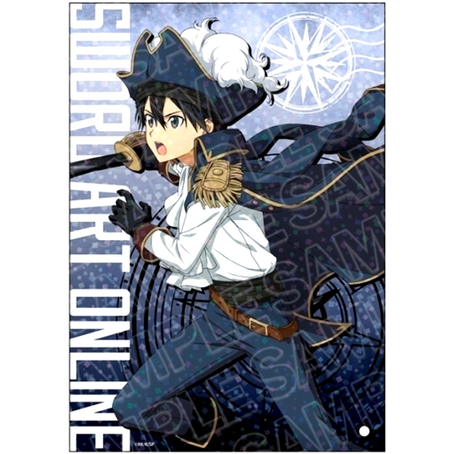 Kirito Sword Art Online Pirate Navy Ver. Mini Acrylic Art [USED]
