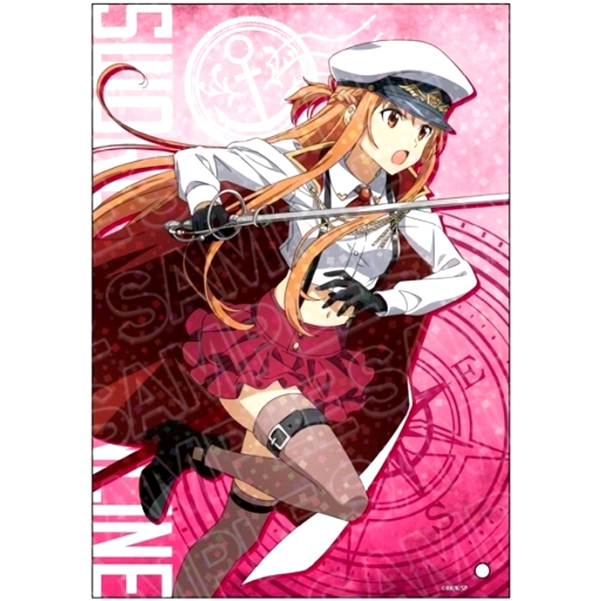 Asuna Yuuki Mini Acrylic Item Pirate/Navy Ver. Sword Art Online [USED]