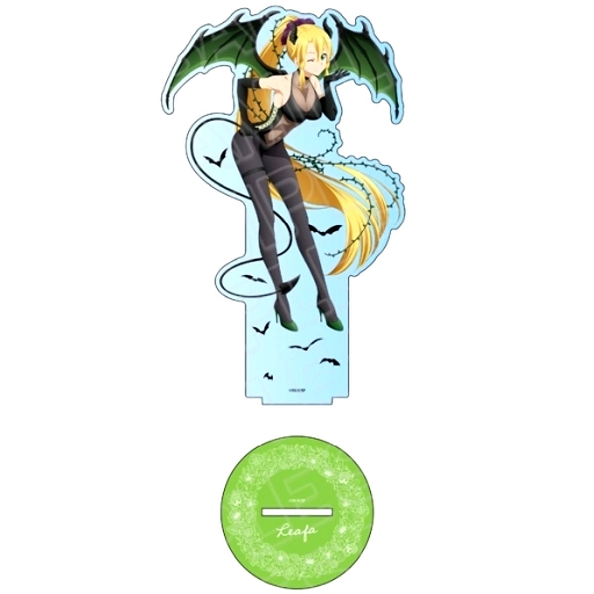 Suguha Kirigaya Big Acrylic Stand Angel/Devil Ver. Sword Art Online [USED]