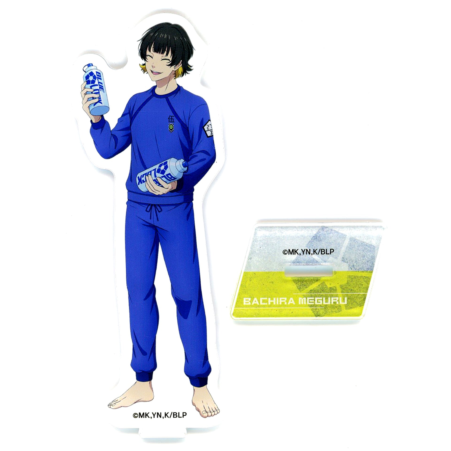 Meguru Bachira Sweatshirt Acrylic Stand Blue Lock Exhibition [USED]