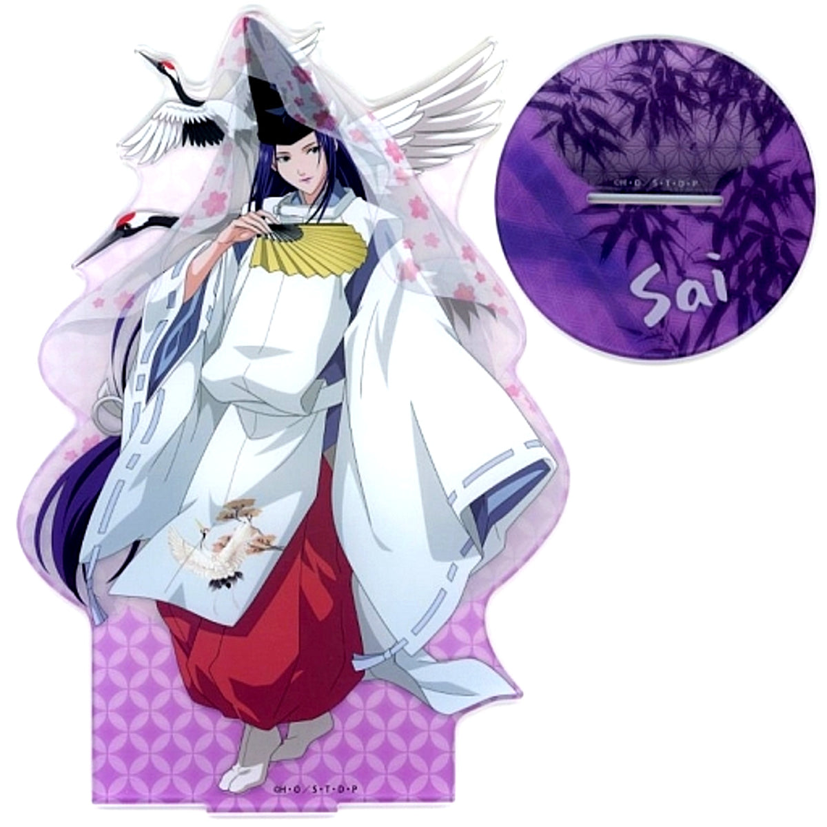 Fujiwara no Sai Dream Prize Hikaru no Go Dream Button Kacho Fugetsu BIG Acrylic Stand [USED]