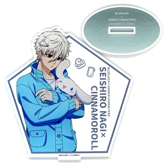 Seishiro Nagi 16. Cinnamoroll Illustration Bust-Up Design Character Acrylic Figure Blue Lock Sanrio Characters [USED]