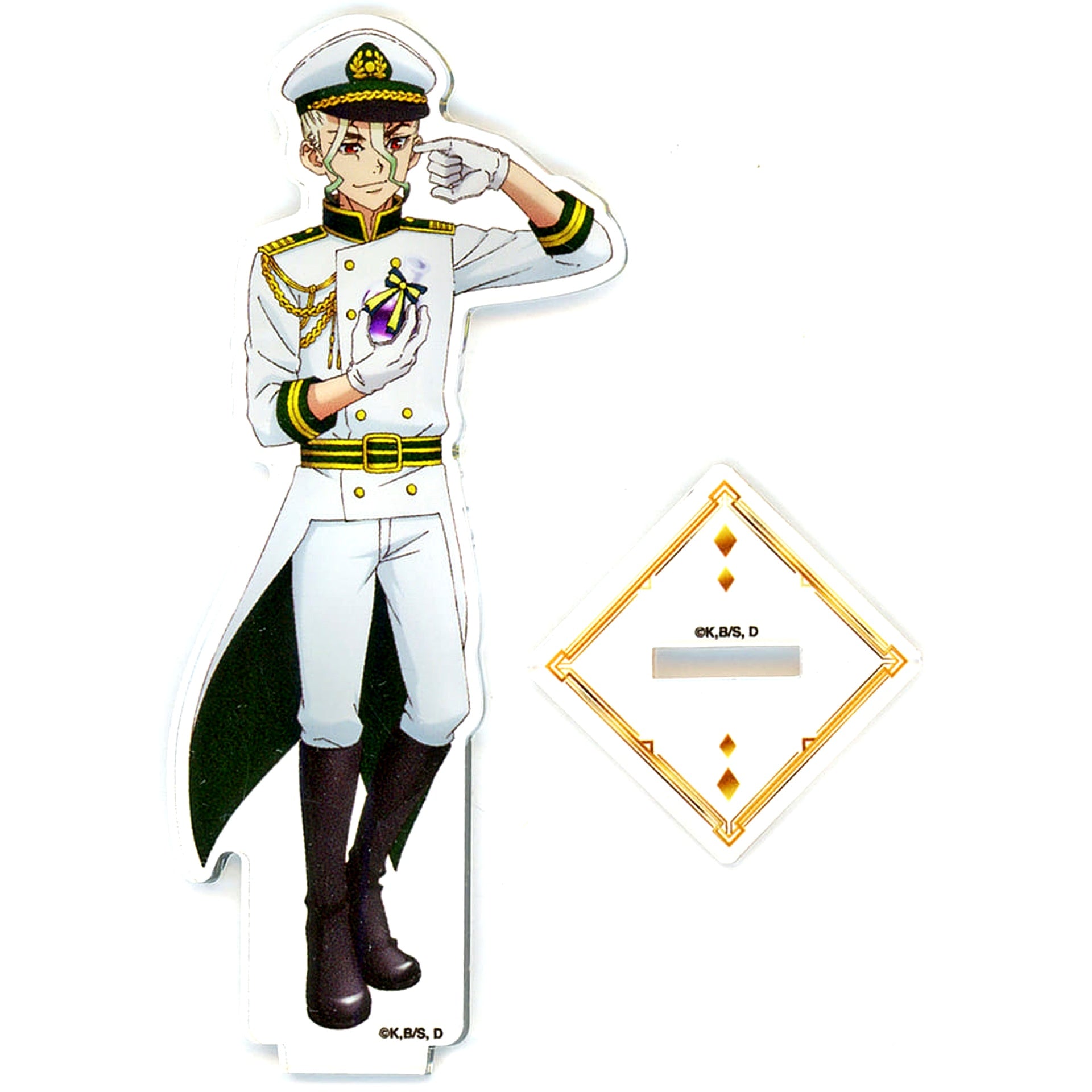 Senku Ishigami Dr. STONE Collabo Cafe Honpo Life-Size Acrylic Stand [USED]