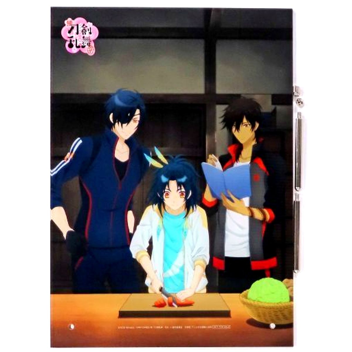 Shokudaikiri Mitsutada, Ookurikara, Taikogane Sadamune Zoku Touken Ranbu Hanamaru Illustration A4 Acrylic Panel Blu-ray/DVD Bunkyodo Animega Complete Set Purchase Bonus [USED]