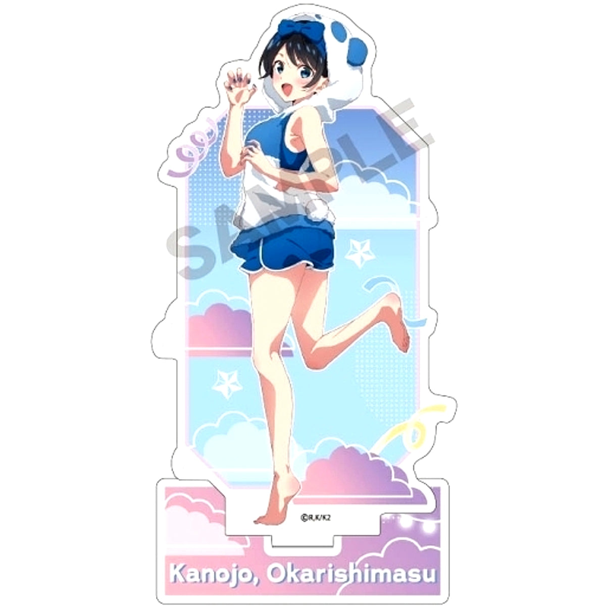 Ruka Sarashina Animal Ears Hoodie Rent-A-Girlfriend Acrylic Stand [USED]