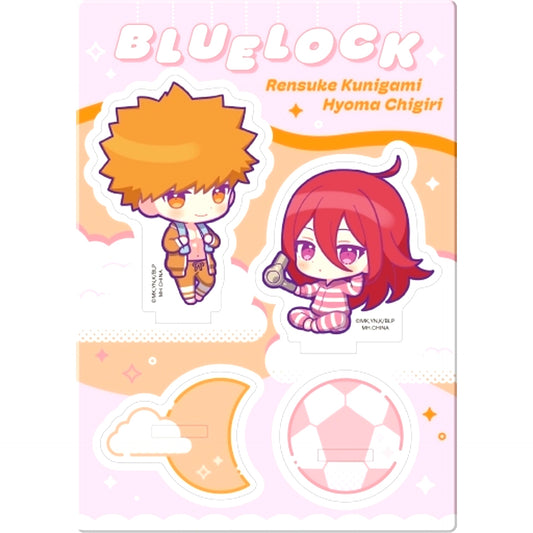 Rensuke Kunigami and Hyoma Chigiri B. Good Night ver. Acrylic Stand Buddy Colle Blue Lock [USED]