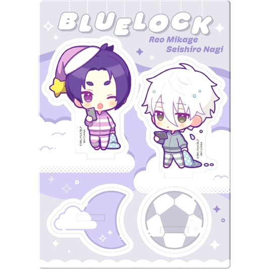 Seishiro Nagi and Reo Mikage C. Good Night ver. Acrylic Stand Buddy Colle Blue Lock [USED]