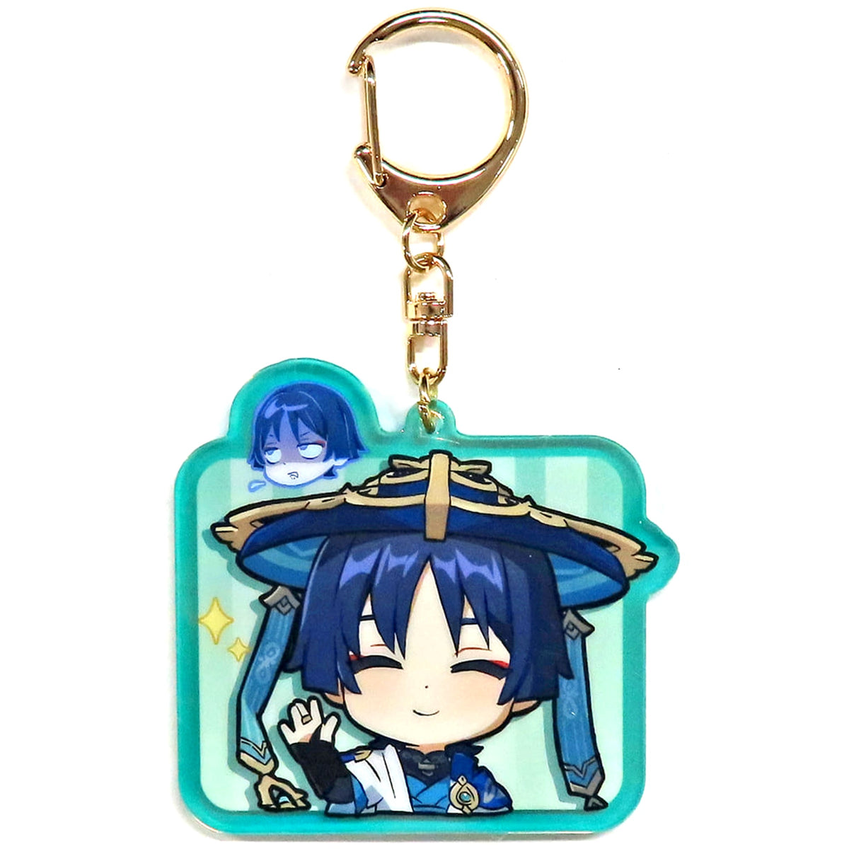 Genshin Wanderer Sumeru City Chibi Stamp Series Acrylic Keychain Keychains [USED]