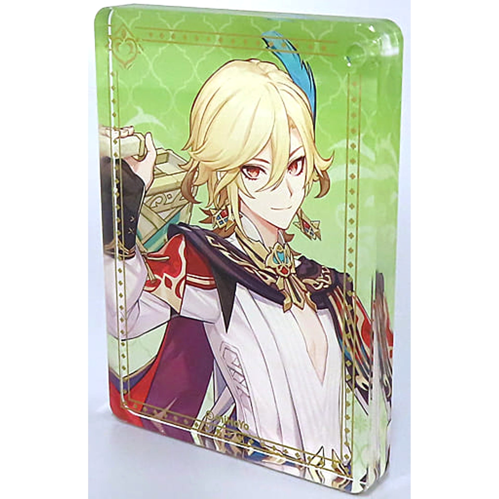 Genshin Kaveh Sumeru City Character Standing Illustration Series Acrylic Block Keychain Part 7 Keychains [USED]