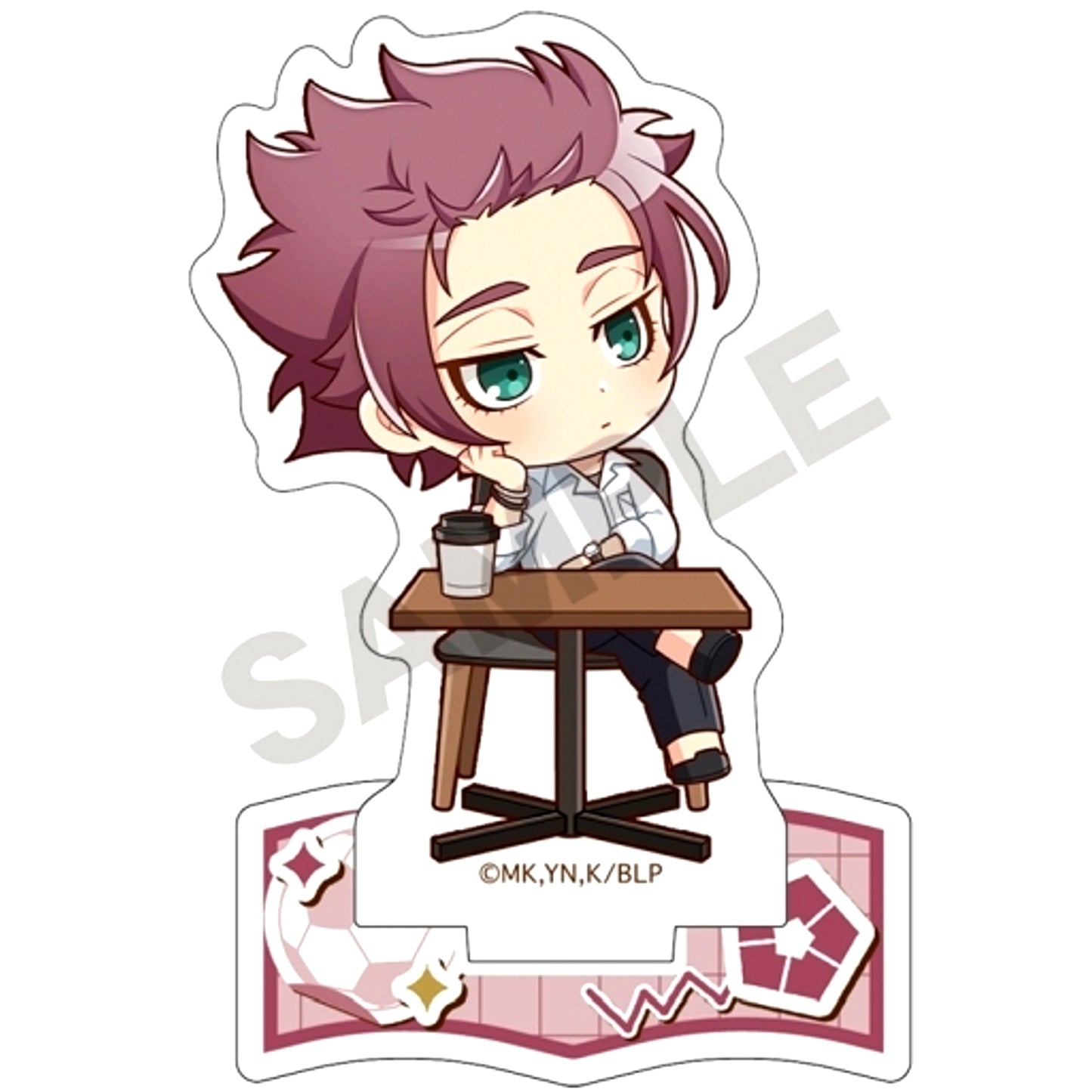 Sae Itoshi Puchi Kura Acrylic Stand Blue Lock [USED]
