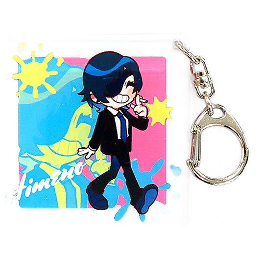 Chainsaw Man Himeno Acrylic Keychain Mini Character Chainsaw Man Animation Exhibition Limited Keychains [USED]