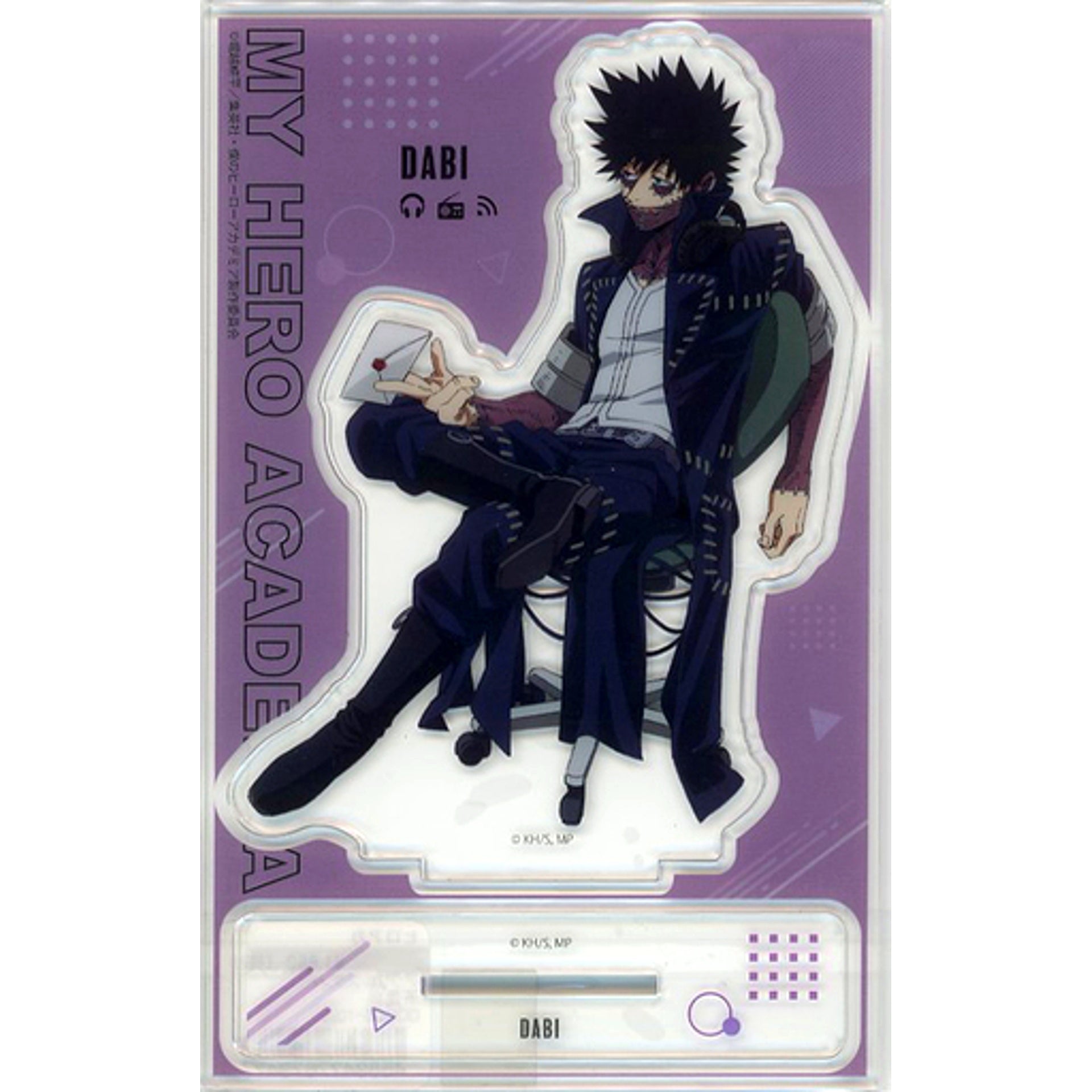 Dabi Acrylic Stand My Hero Academia Radio Villain Biiki Internet Radio Station Onsen Matsuri 2023 Summer Goods [USED]