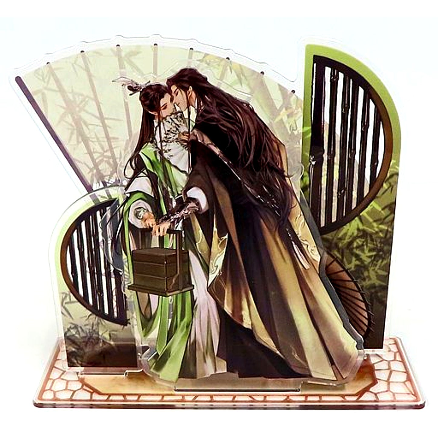 Zhi Shou Gui Cang Lin Single Acrylic Stand with Background Novel The Scum Villain's Self-Saving System Taiwan Special Edition Set Bundle Bonus [USED]
