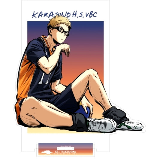 Kei Tsukishima Haikyu!! Fighting Spirit for Victory Ver. Large Acrylic Stand [USED]
