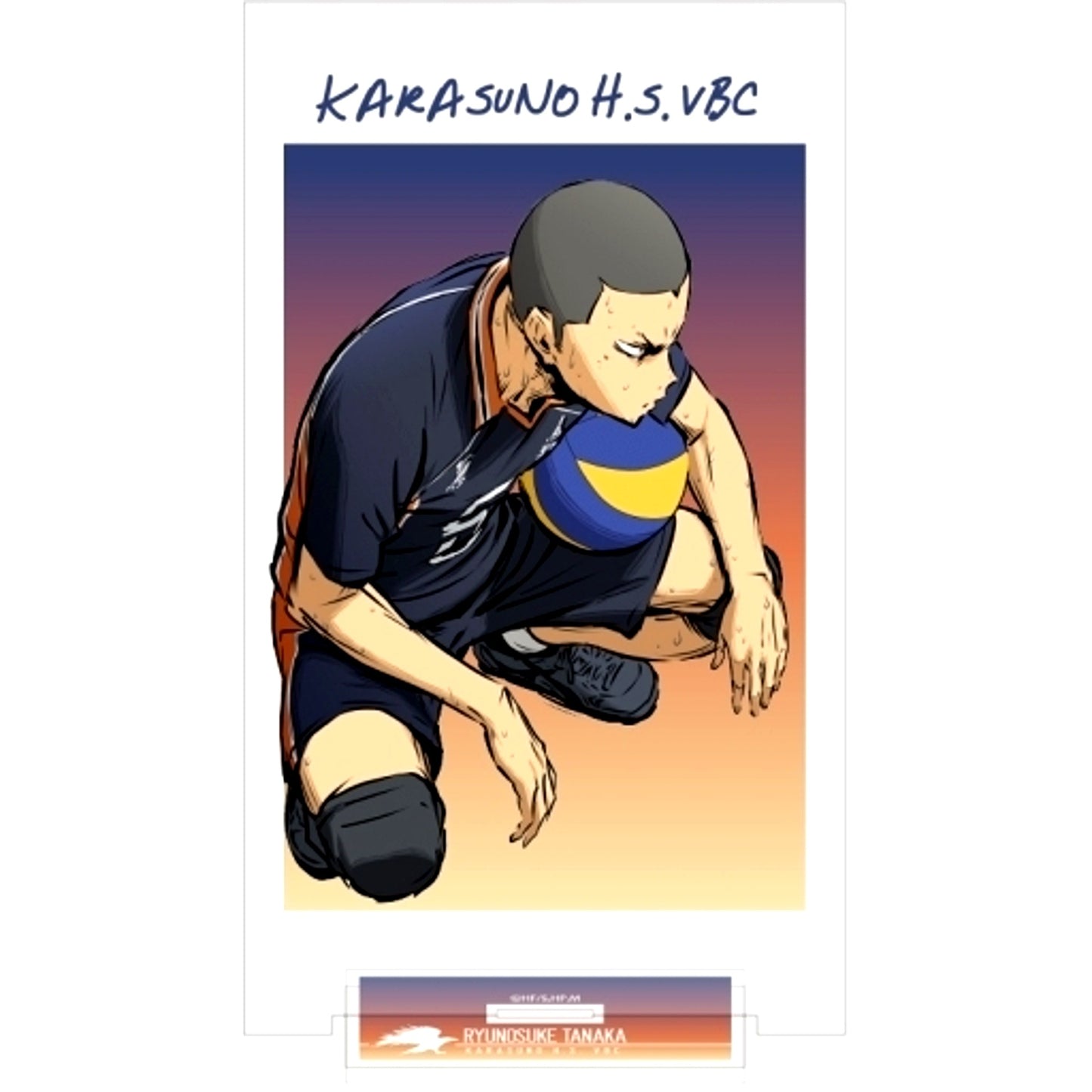 Ryunosuke Tanaka Fighting Spirit for Victory Ver. Acrylic Stand Large Haikyu!! [USED]