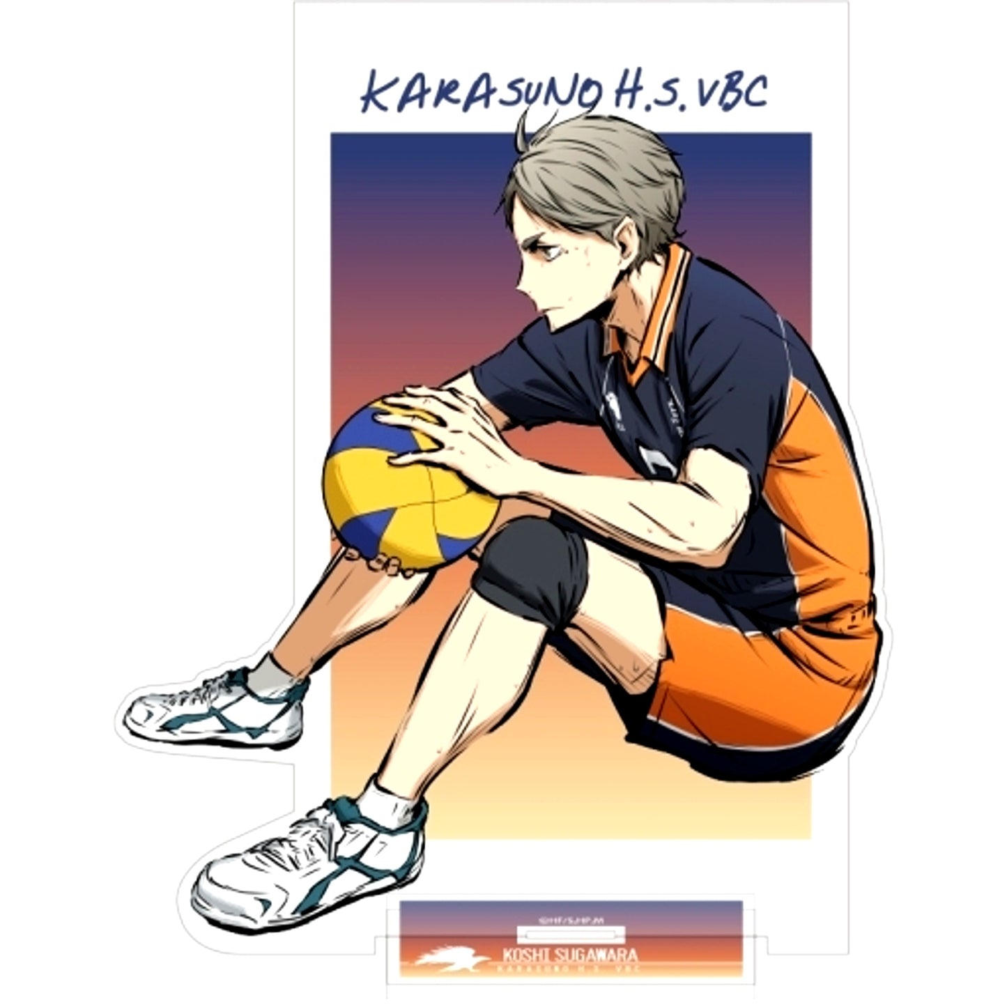 Koshi Sugawara Fighting Spirit for Victory Ver. Acrylic Stand Large Haikyu!! [USED]