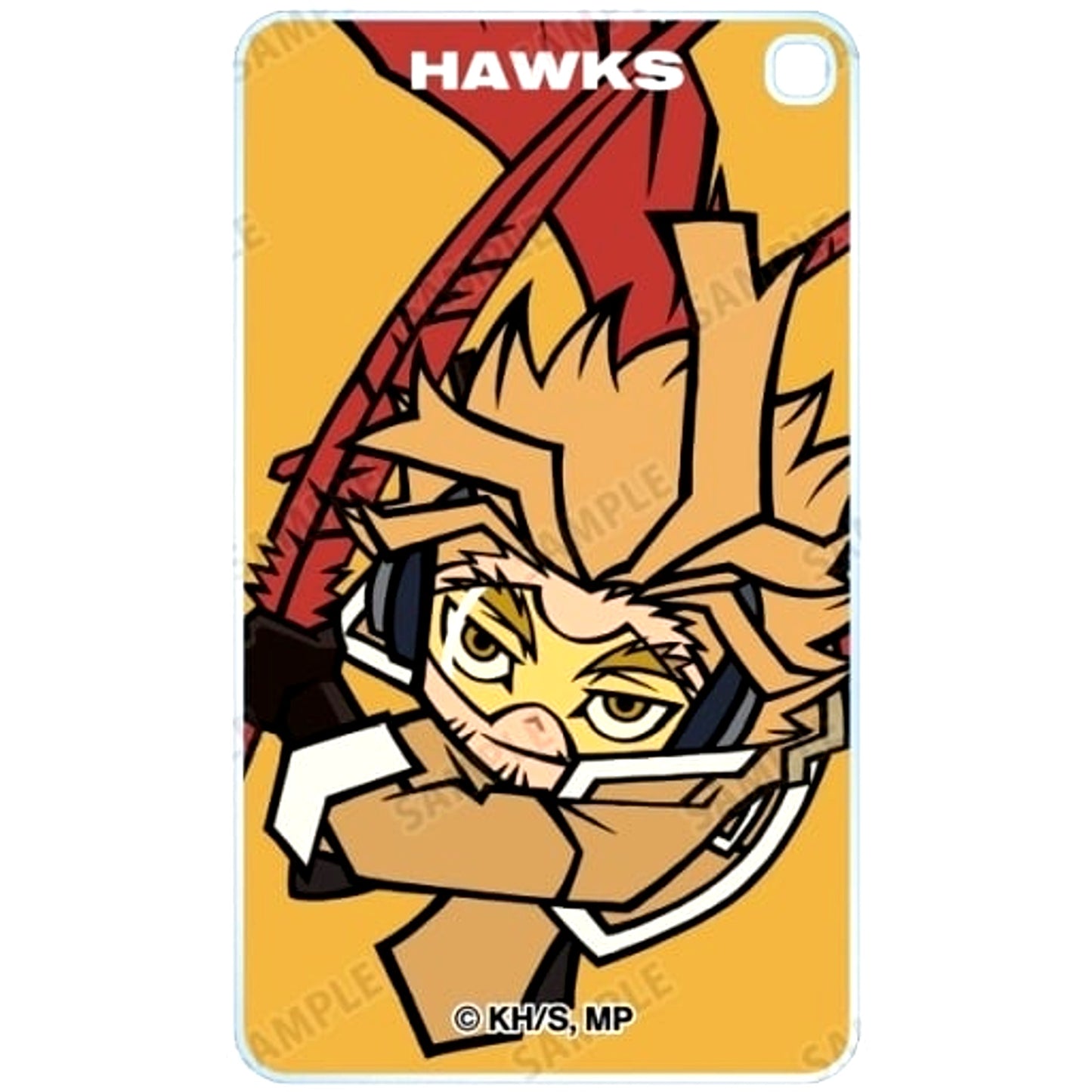 Hawks My Hero Academia Trading Deformed Square Acrylic Keychain ver A [USED]