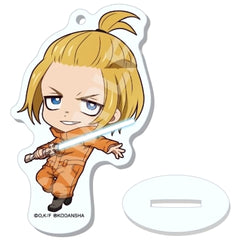 Fire Force Arthur Boyle 02 Marutto Stand Keychain 01. Keychains [USED]