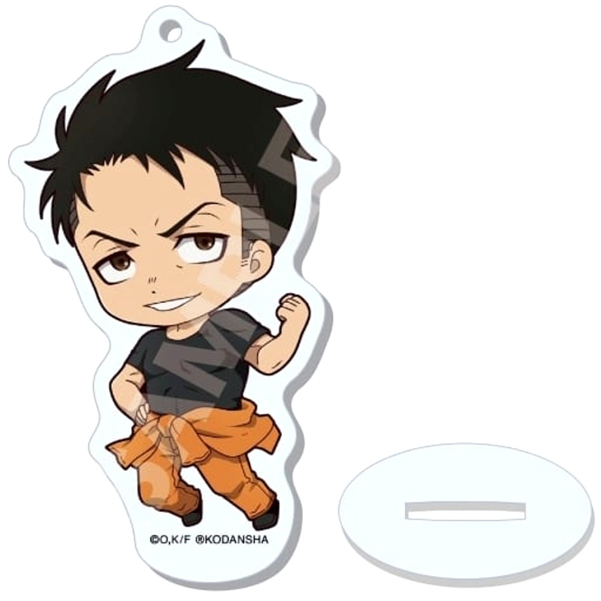 Fire Force Akitaru Oubi 03 Marutto Stand Keychain 01. Keychains [USED]