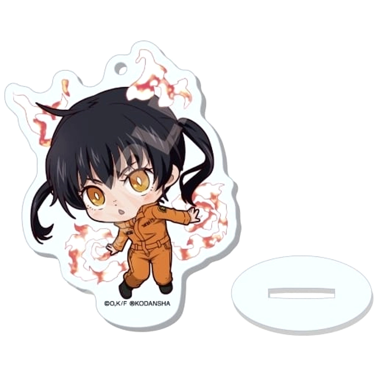 Fire Force Tamaki Kotatsu 07 Marutto Stand Keychain 01. Keychains [USED]