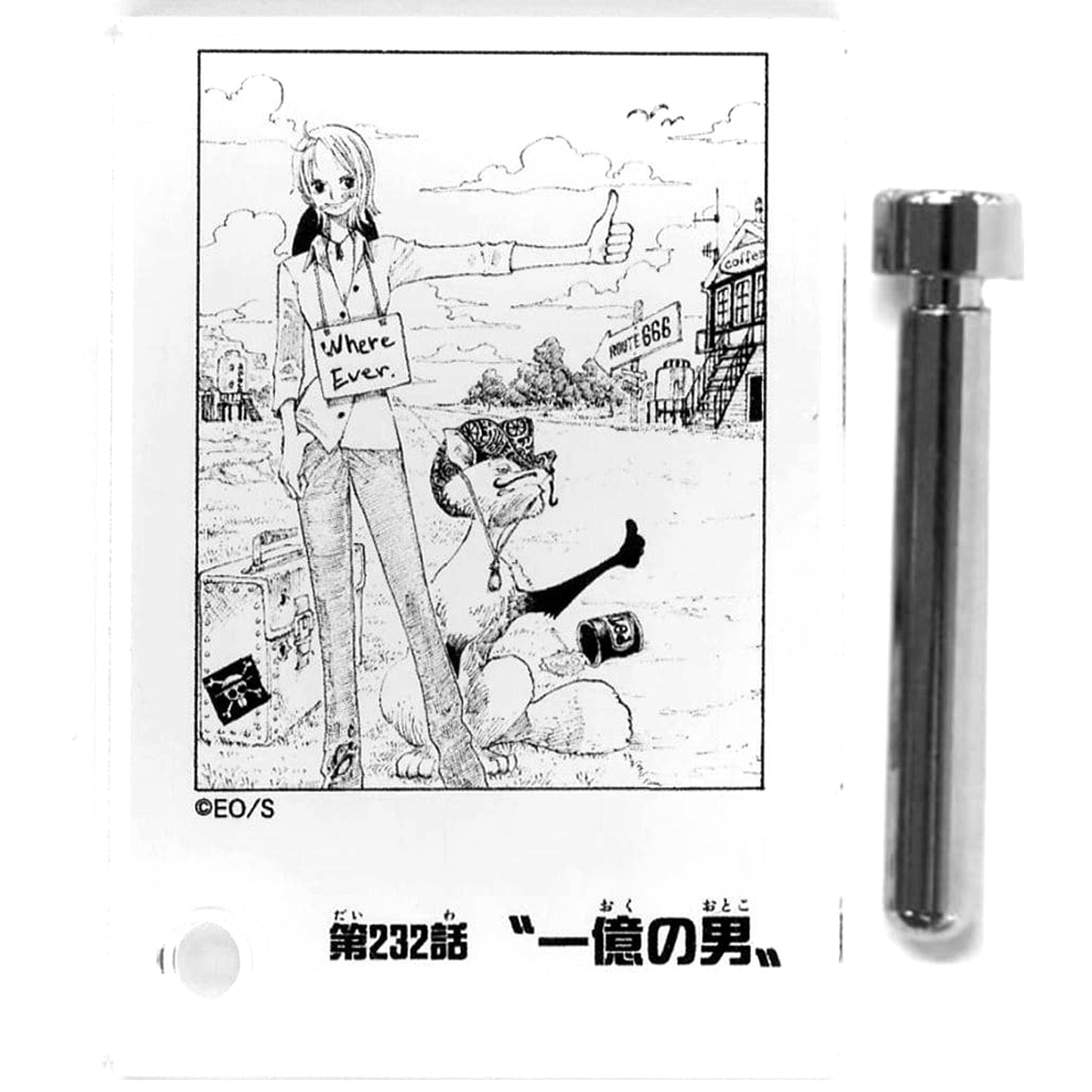 Nami One Piece Acrylic Diorama Collection DOORS! Vol.1 Episode 232 [USED]