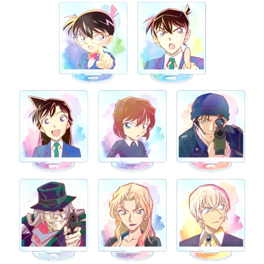Set of 8 Detective Conan Trading Ani-Art Vol. 7 Acrylic Stand [USED]