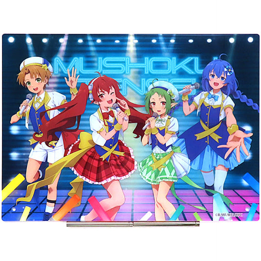 Group Last Prize Acrylic Art Board Atari-tsuki! Bromide Mushoku Tensei Jobless Reincarnation Season 2 Idol Reincarnation [USED]