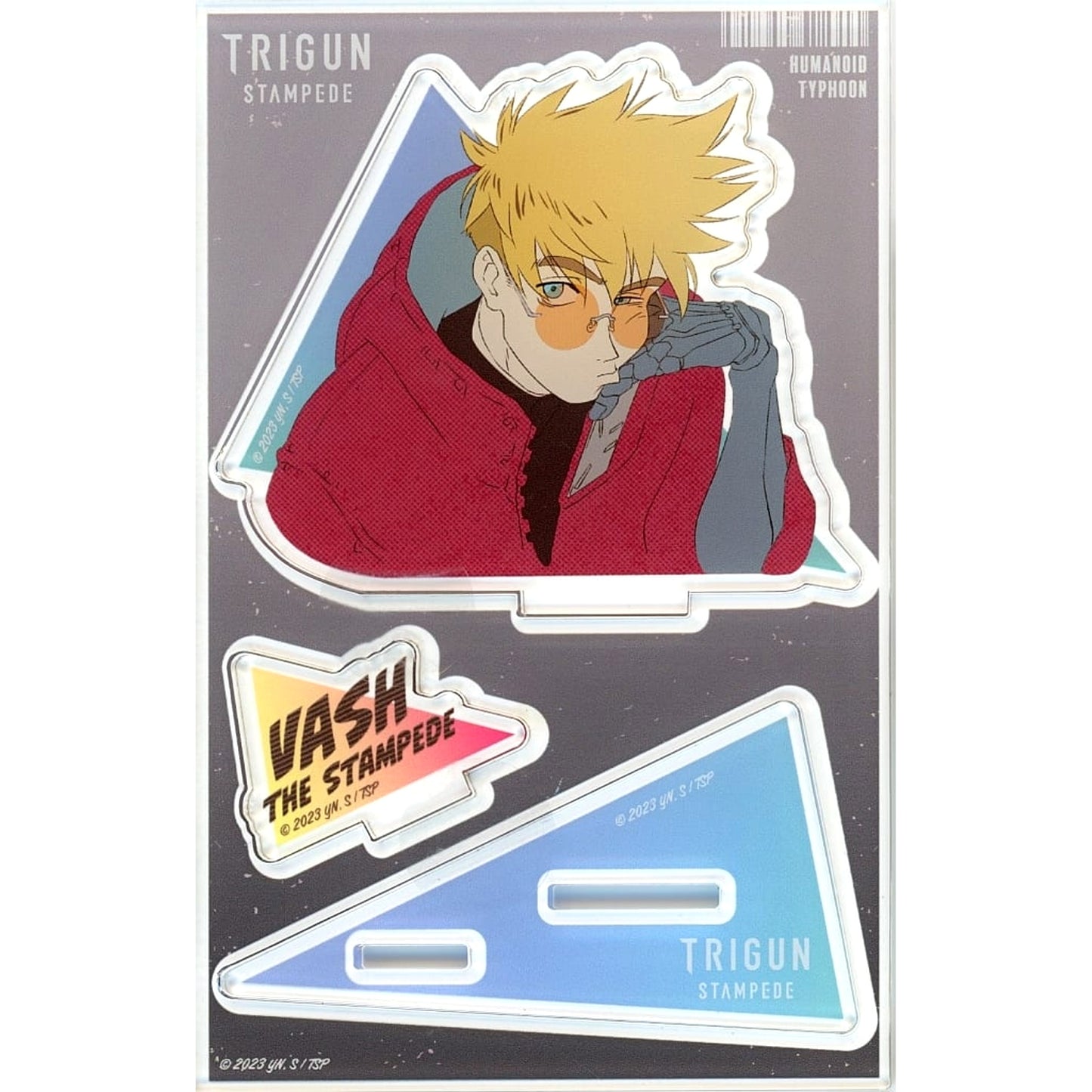 TRIGUN STAMPEDE Vash the Stampede 6000000$$ Kuji Acrylic Stand Figure Kujibikido Limited Prize C-1 Acrylic Stands [USED]