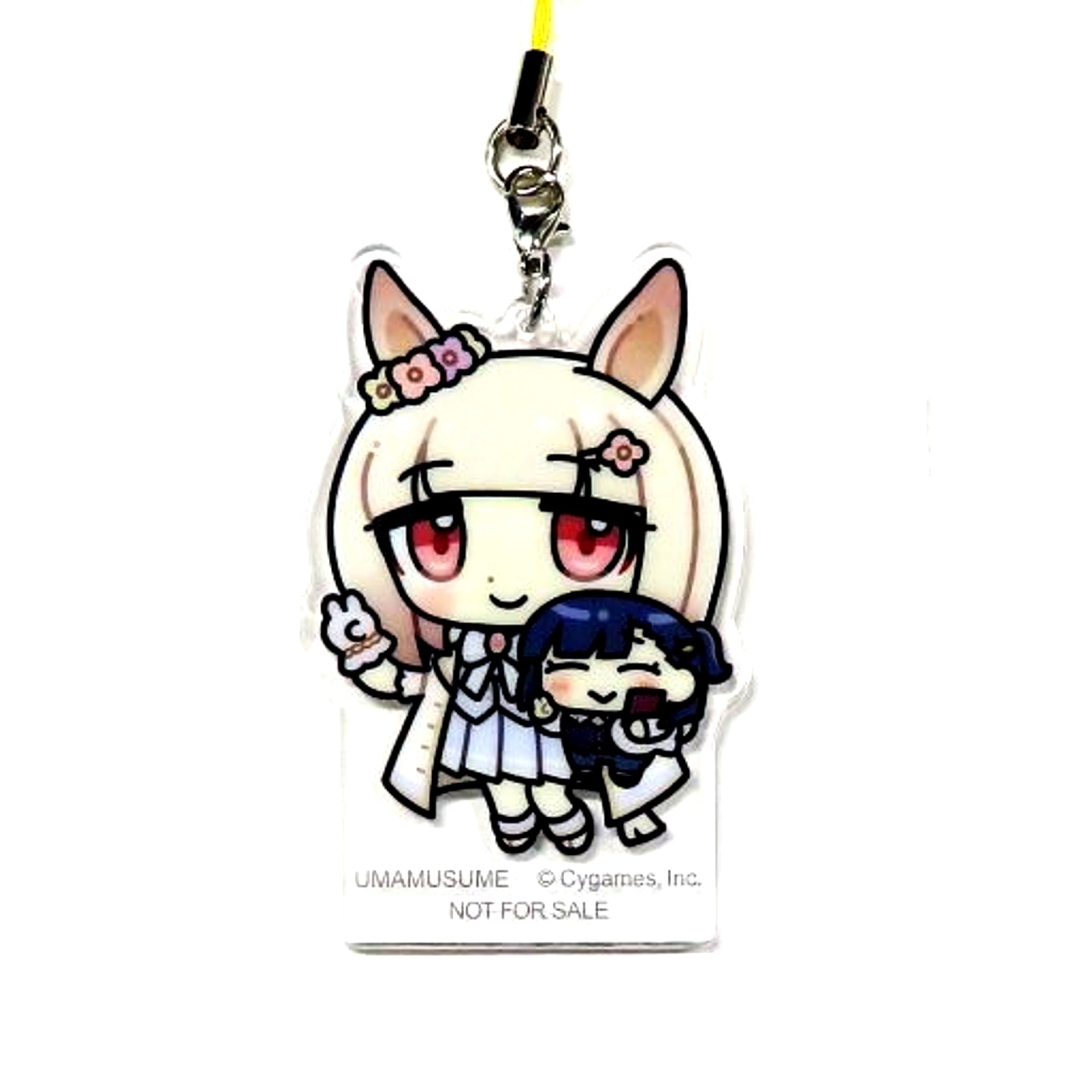 Happy Meek & Aoi Kiryuin Umamusume Pretty Derby Acrylic Strap With Plush Vol.4 CyStore & Sol International Online Shopping Site BOX Purchase Bonus [USED]