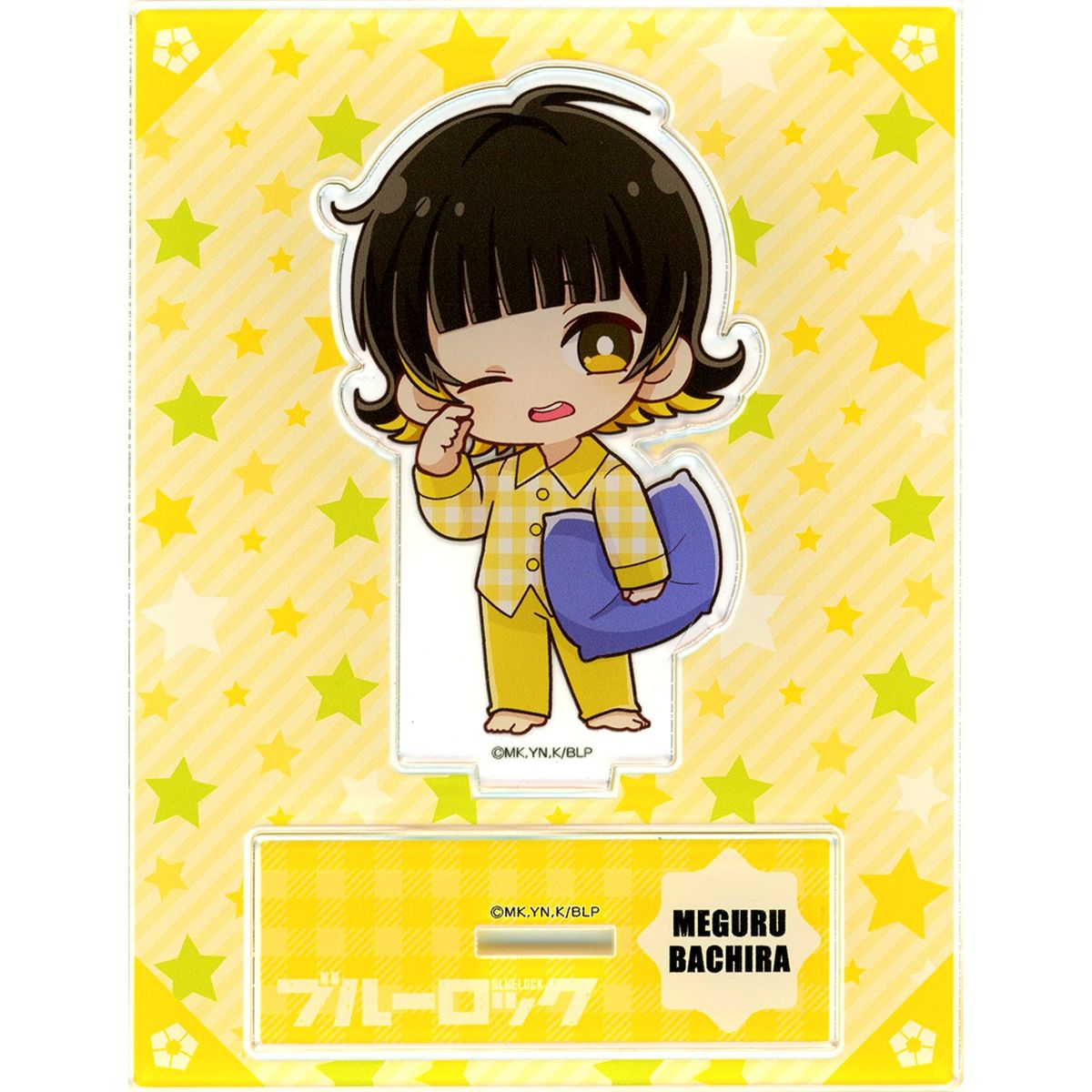 Meguru Bachira Blue Lock PRINCESS CAFE Pajama Ver. Acrylic Stand Only Sold Separately [USED]