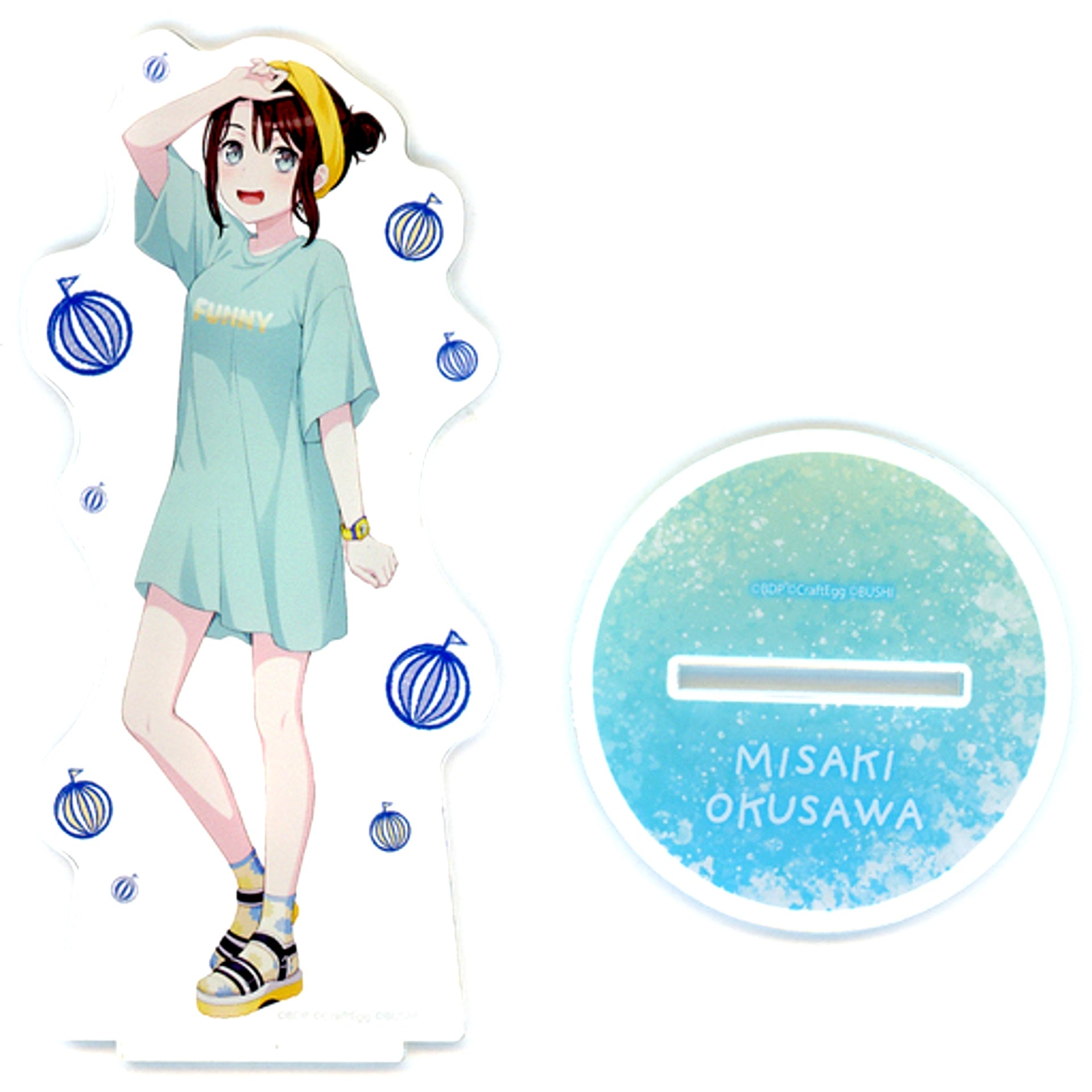 Misaki Okusawa Acrylic Stand 2023 Summer Ver. BanG Dream! Girls Band Party! x GiGO Fes 2023 Summer [USED]