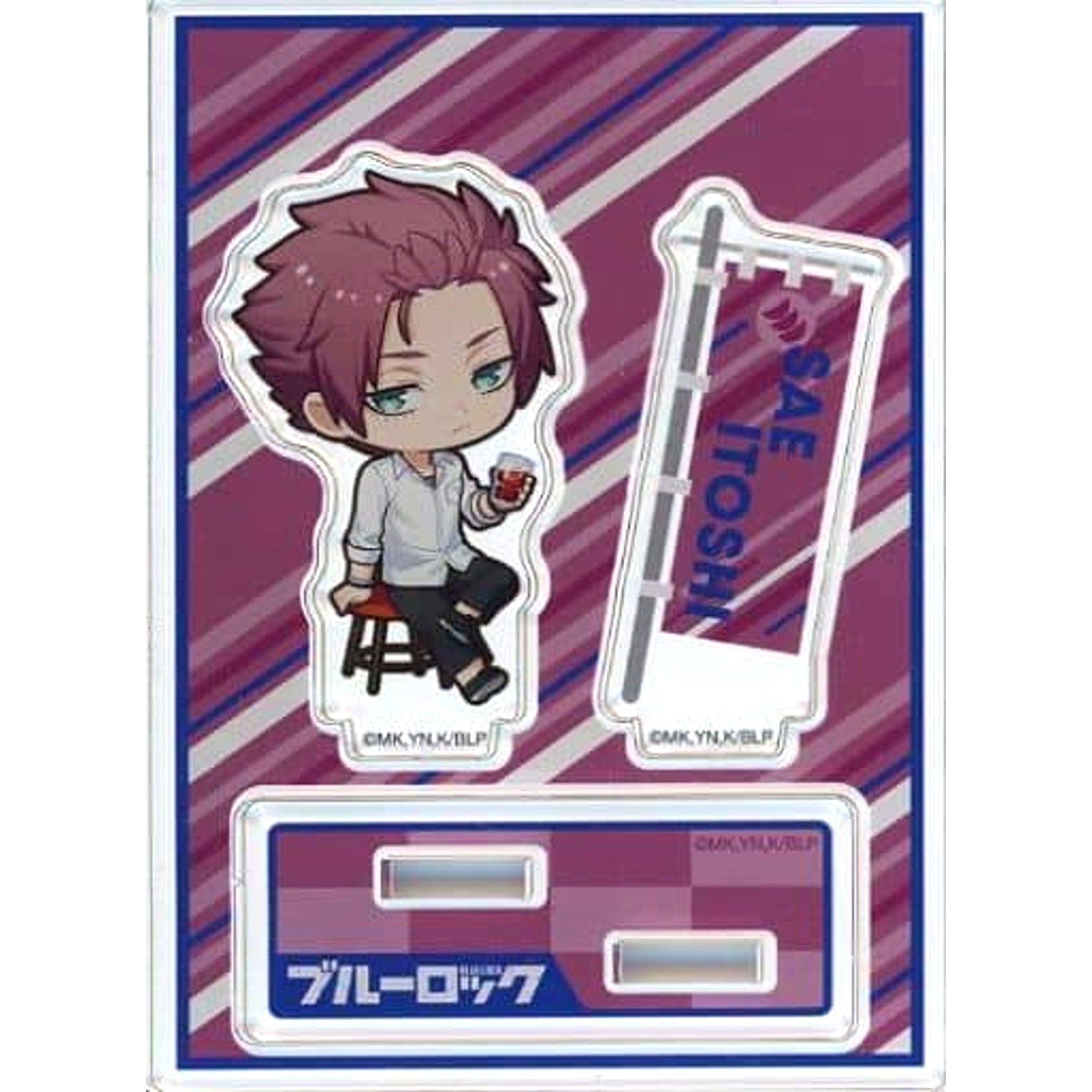 Blue Lock Sae Itoshi Trading Acrylic Stand B Nikujiru Gyoza Dandadan Collaboration [USED]