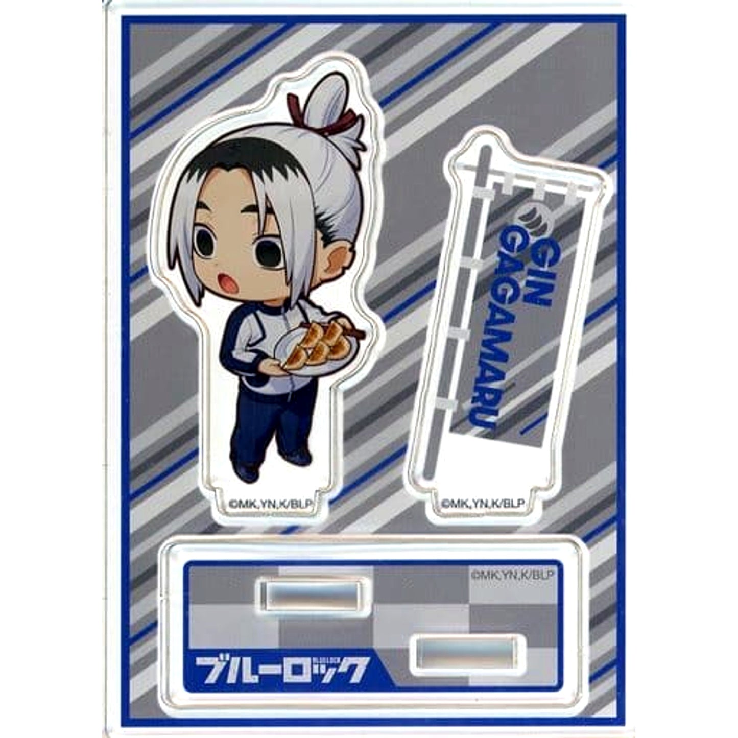 Blue Lock Gin Gagamaru Trading Acrylic Stand B Nikujiru Gyoza Dandadan Collaboration [USED]