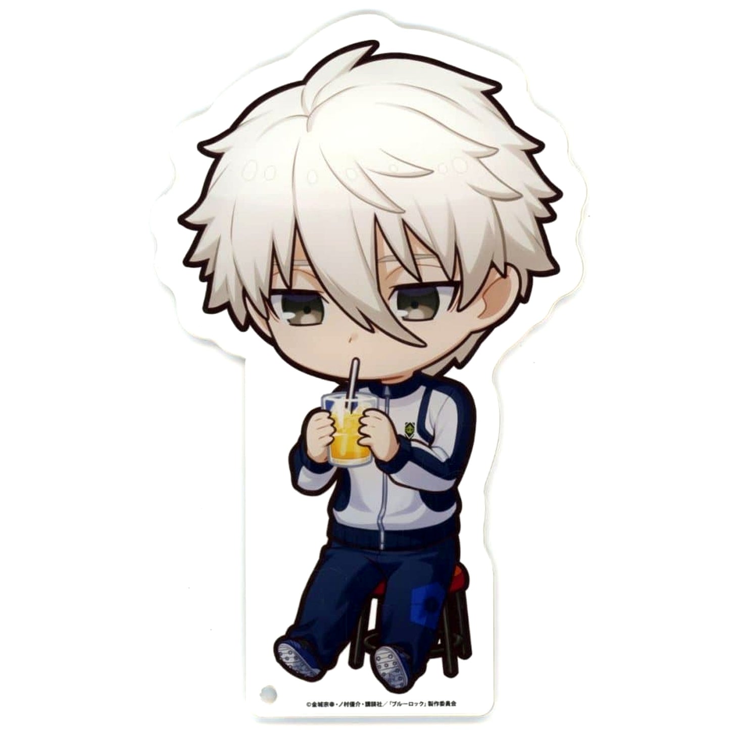 Blue Lock Seishiro Nagi Big Acrylic Stand Nikujiru Gyoza no Dandadan Collaboration Mail Order Limited [USED]