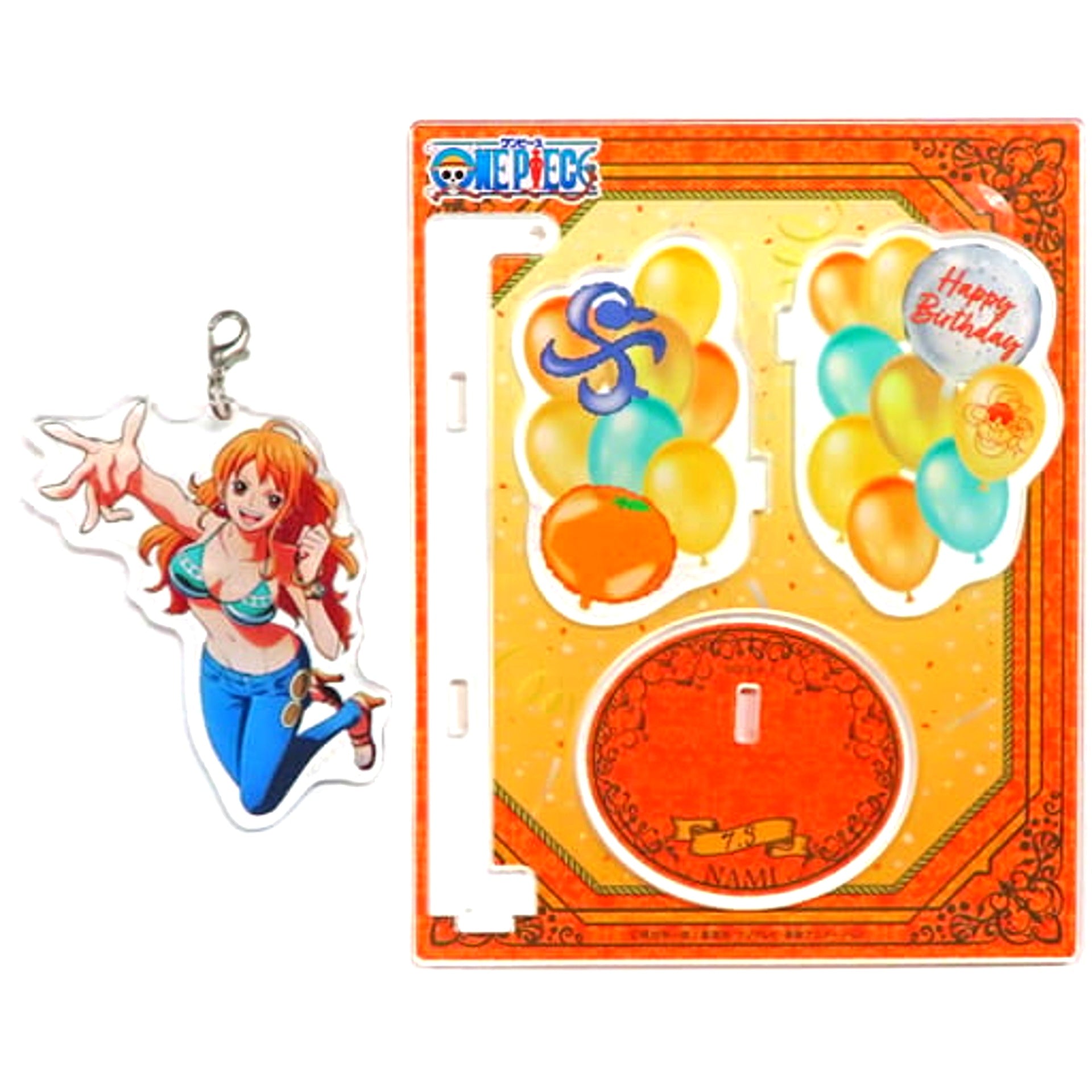 Nami One Piece Birthday YuraYura Acrylic Stand 2023 Mugiwara Store Exclusive [USED]