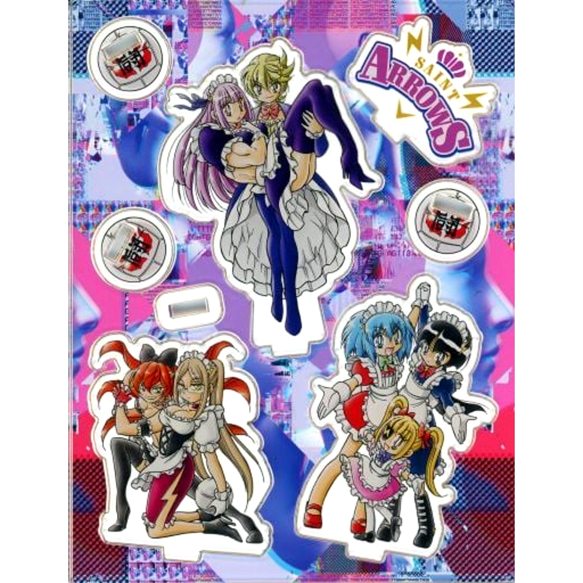 Group Acrylic Stand Bonus Item for Honoo no Toukyuujo Dodge Danzi Comics Vol.2 Special Edition Single Item [USED]