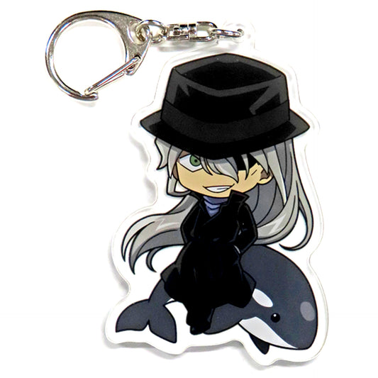 Gin Detective Conan Acrylic Keychain Real Escape Game Escape from the Black Iron Lab [USED]