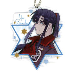 D.Gray-man Yu Kanda Acrylic Keychain Original Art Exhibition The World of Katsura Hoshino Limited Keychains [USED]