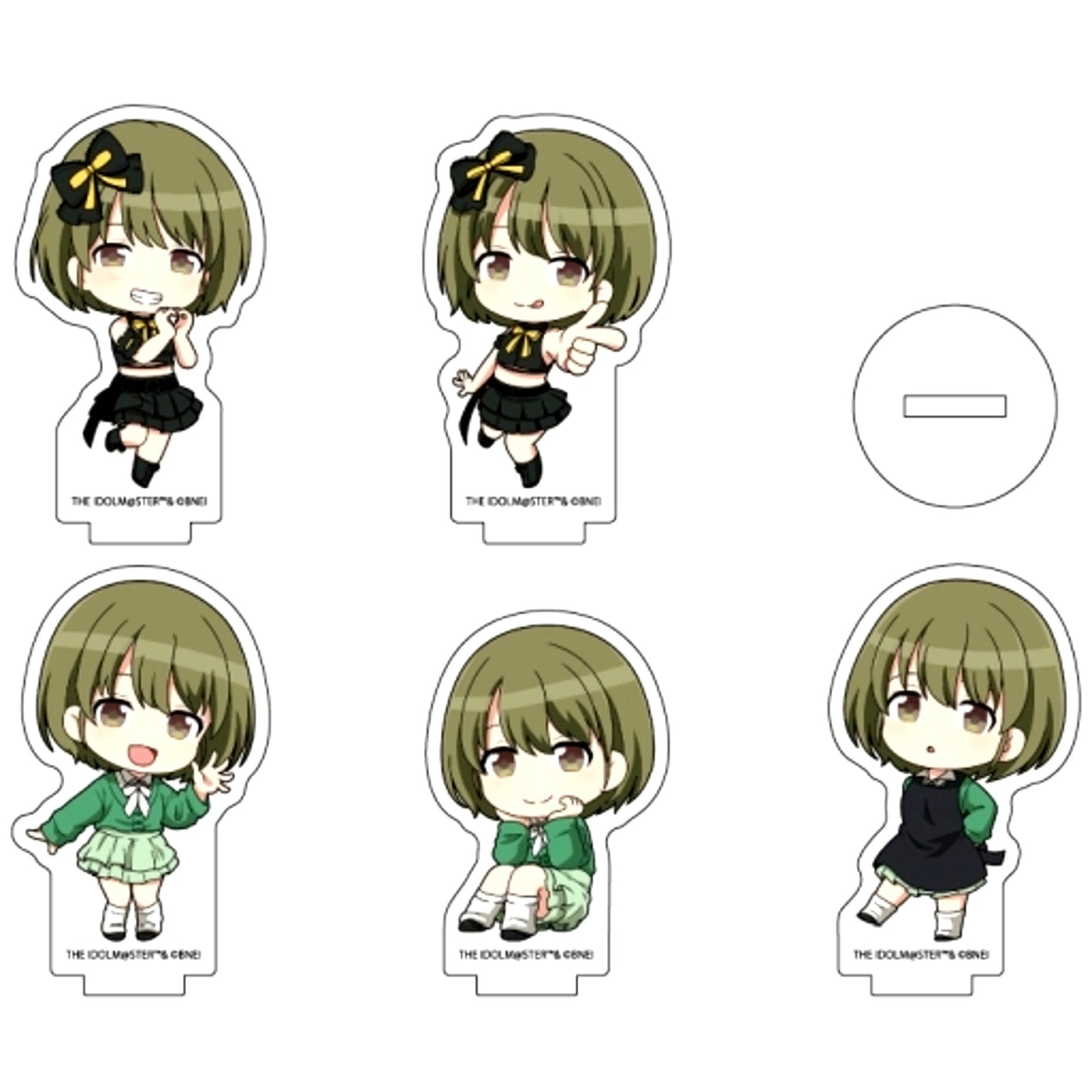 Set of 5 Nichika Nanakusa 01. The Idolmaster Shiny Colors Acrylic Petit Stand Ver. Mini Character Illustration [USED]