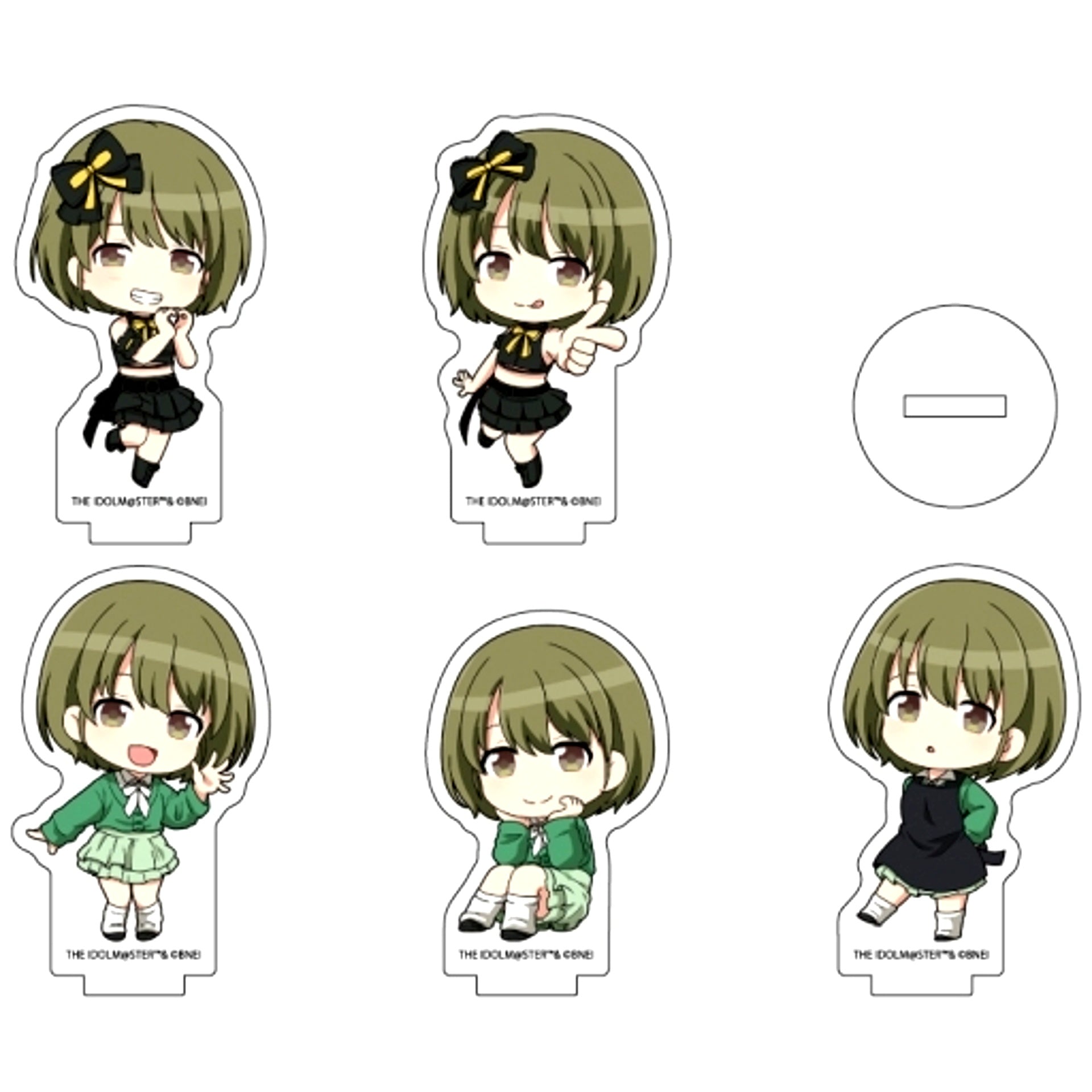 Set of 5 Nichika Nanakusa 01. The Idolmaster Shiny Colors Acrylic Petit Stand Ver. Mini Character Illustration [USED]