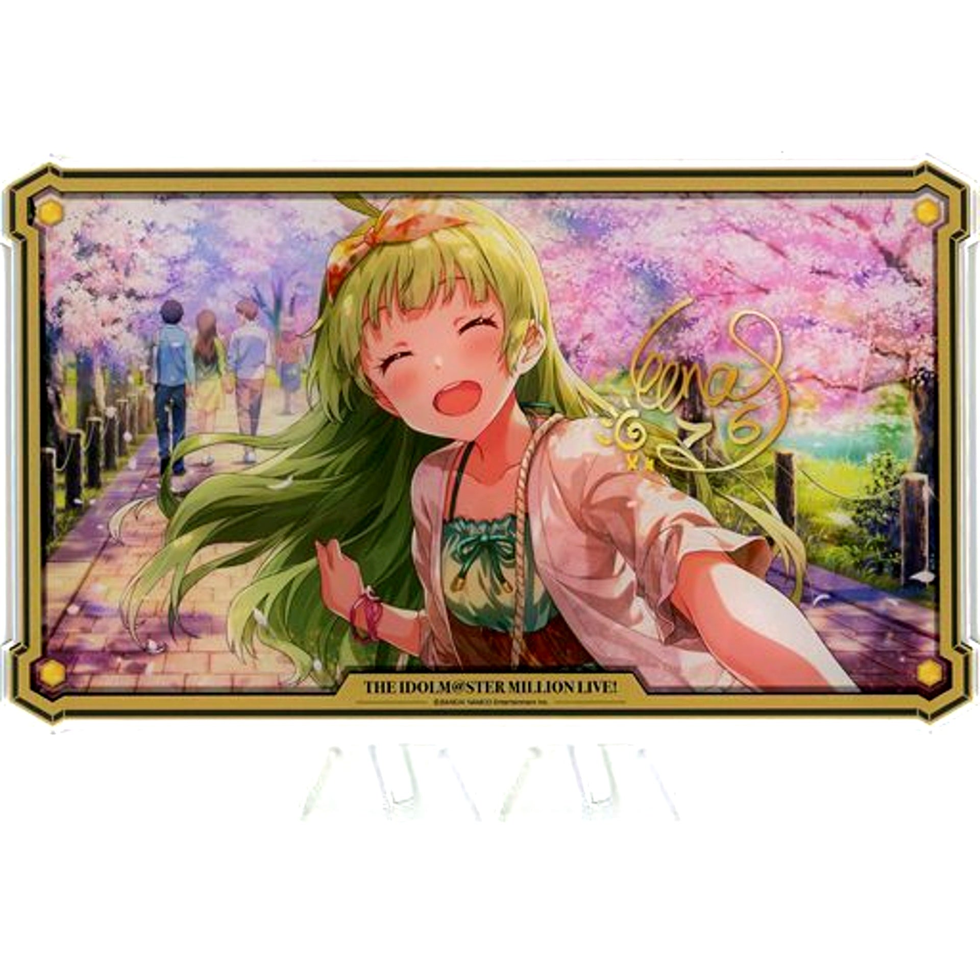 Elena Shimabara THE IDOLM@STER MILLION LIVE! Acrylic Stand Season Where Smiles Bloom Before Awakening Official Shop Kuji M@STER Prize A [USED]