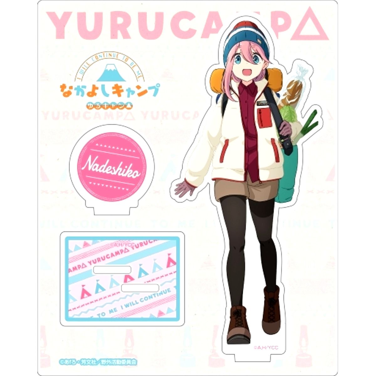 Nadeshiko Kagamihara Friendly Camping Acrylic Stand Laid-Back Camp [USED]