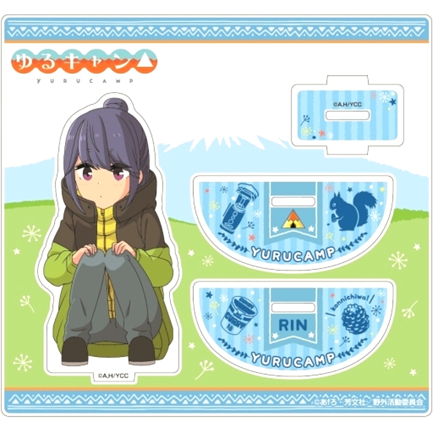 Rin Shima Yuru Camp Yurayura Acrylic Stand [USED]